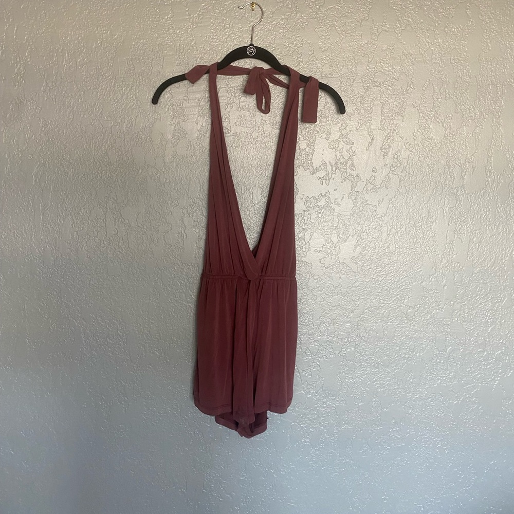 Open back, low cut romper